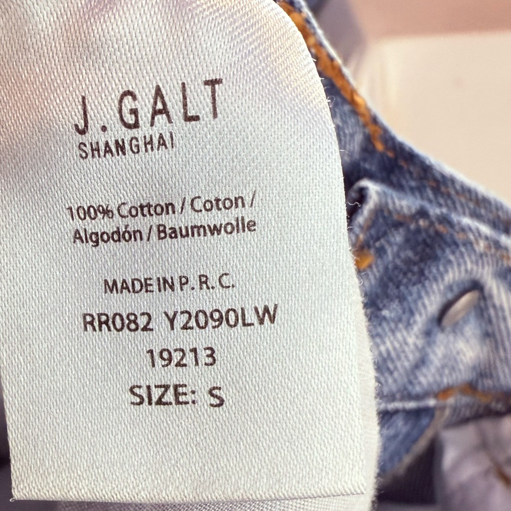 NWT John Galt Slim High Waisted Pants Jeans in Blue Size‎ Small - Picture 6 of 8